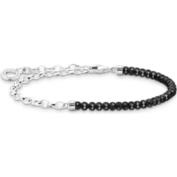 Thomas Sabo Charm Bracelet - Silver/Black