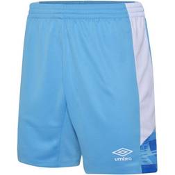 Umbro Kid's Vier Shorts - Sky Blue/White