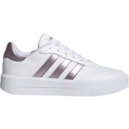 Adidas Court Platform W - Cloud White/Matt Purple Met./Purple