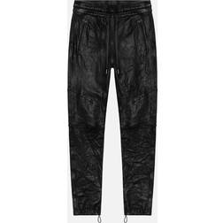 John Elliott Leather Escobar Pants Black