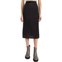 Maison Margiela Black Pencil Midi Skirt 900 Black IT