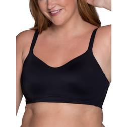 Vanity Fair BEAUTY BACK SIMPLE SIZING WIRELESS BRA- 72118, Black Black