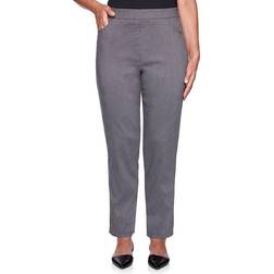 Alfred Dunner Womens Allure Casual Pants-Medium Navy