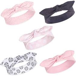 Yoga Sprout 0-24M 5-Pack Scroll Headbands In Grey grey 0-24 Months