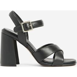 Kenneth Cole Women's Lessia Ankle Strap High Heel Sandals Black