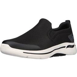 Skechers Men's Gowalk Arch Fit-Athletic Slip-On Casual Loafer Walking Shoe Sneaker, Black/White