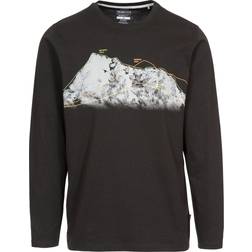 Trespass Wrenburyton Long Sleeve T-shirt Black Man