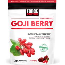 Force Factor Goji Berry Soft Chews Superfood Antioxidants Supplement