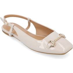 Journee Collection Womens Ceecy Ballet Flats, Medium, Beige Beige