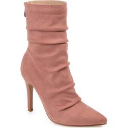 Journee Collection Women's Wide Width Markie Bootie pink