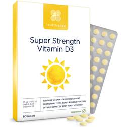 Healthspan Super Strength Vitamin D3 60