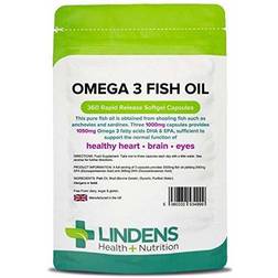 Lindens Omega 3 Fish Oil 1000mg