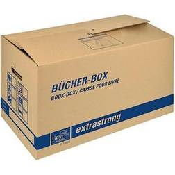 5 tidyPac Umzugskartons Bücher-Box 58,0 x 30,0 x 33,5 cm