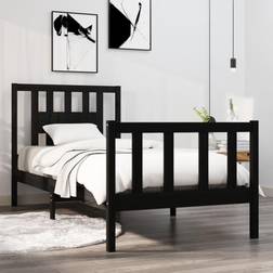 vidaXL Bed Frame Black