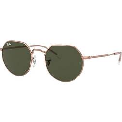 Ray-Ban Unisex Jack Rose Gold - Rose Gold Frame