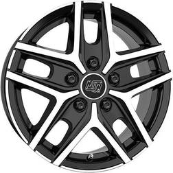 MSW 40 Van Gloss Black Polished 6.5x16 5/118 ET65 B71.1