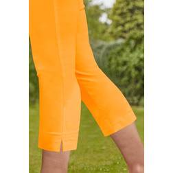 Roman Cropped Stretch Trouser - Amber