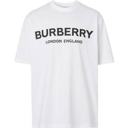 Burberry Logo Print Cotton T-shirt