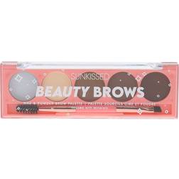 Sunkissed Beauty Brows Palette 0.5G Brow Wax 4 X 1G Brow Powder