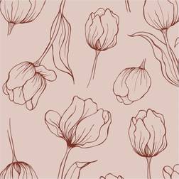 Cooee Design Paper Napkins Tulipa 16x16cm Pink 18pcs