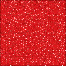 Creativ Company Gift wrap, Stars and moons, W: 50 cm, 80 g, dark red, 5 m/ 1 roll