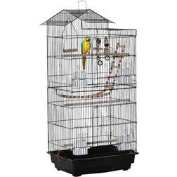 Pawhut Bird Cage with Accessories for Budgies, Finches, Canaries