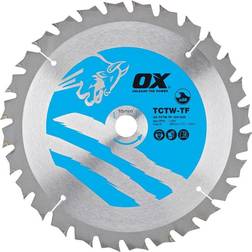 OX tct Wood Cutting Thin Kerf Circular Saw Blade 160mm x 20mm x 60T