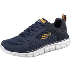 Skechers TRACK-SYNTAC Mens Lace-Up Sneakers Charcoal: