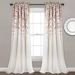 Lush Decor Weeping Flower Room Darkening 132.08x241.3cm