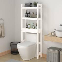 vidaXL Toilet Rack Pine