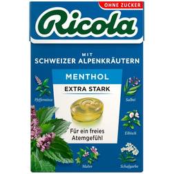 Ricola ohne Zucker Box Menthol extra