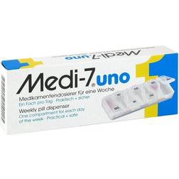 MEDI 7 uno Medikamentendosierer für 7 Tage weiß