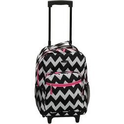 Rockland Double Handle Backpack, Chevron, 17-Inch