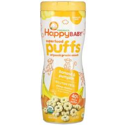 Happy Baby Organic Superfood Puffs Bananas & Pumpkin Finger Food