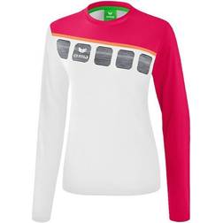 Erima 5-C Longsleeve Kids Weiss