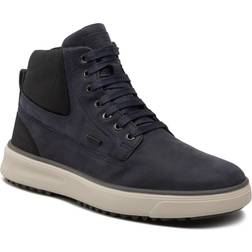 Geox Men's Cervino Abx Waterproof Lace Up Boots Navy