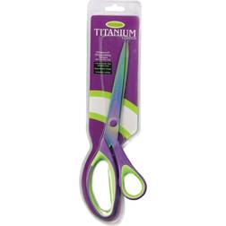 Sullivans Heirloom Titanium Dressmaker Scissors 10"-Purple/Green