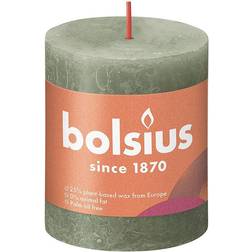 Bolsius Fresh Olive Rustic Shine Pillar Candle