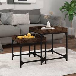 vidaXL Side 2 Nesting Table