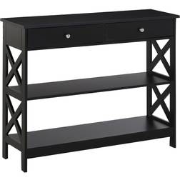 Homcom Hallway Black Console Table