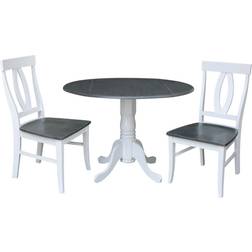 International Concepts 42" Hailey Dual Drop Leaf Dining Set