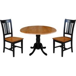 International Concepts 42" Dual Drop Leaf Dining Set