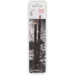 Conté à Paris Pastel Pencils 2-Pack Black