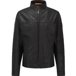 HUGO BOSS Joseph 1 Leather Jacket - Black