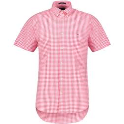 Gant Regular Fit Broadcloth Short Sleeve Gingham Check Shirt