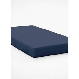 Belledorm Polycotton Percale 200 Thread Count Bed Sheet Blue