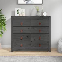 vidaXL Grey, 100 Pine Sideboard