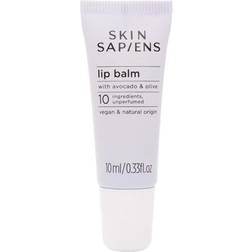 SAPIENS Nourish & Protect Lip Balm with Avocado Ecocert Cosmos, Unflavoured Lip