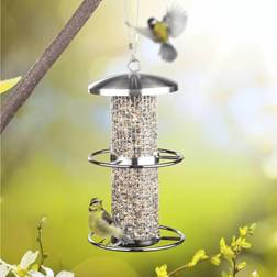 HI Hanging Bird Feeding Station 14x27.5 Steel Bird Feeder Station