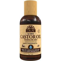 OKAY Men Castor Oil 4 Oz. Beard & Hair Growth